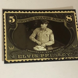 Tarjeta coleccionable de Elvis Presley por números #76 Elvis en el ejército - Imagen 1 de 2