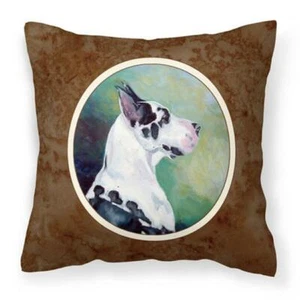 Carolines Treasures 7278PW1414 Harlequin Great Dane Fabric Decorative Pillow - Picture 1 of 1
