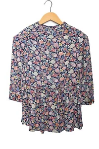 Bonpoint Floral Printed Girl Dress 8 Years Kids Long Sleeve Short NWD 42256 - Picture 1 of 3