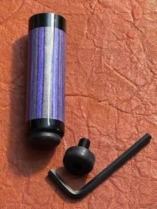 Extensión trasera Jacoby 4 pulgadas púrpura/gris para tu taco de billar. - Imagen 1 de 1