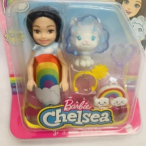 Rainbow Chelsea mit schwarzen Haaren Barbie mit Haustier - Bild 1 von 8
