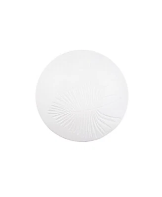 Thirstystone 268402 Palm Leaf Lazy Susan White - Image 1 of 3
