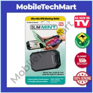 SLIM MINT◉As seen on TV◉RFID Theft Protection◉Wallet Cards Cash Holder◉Men&Women - Picture 1 of 8