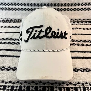 Titleist FJ PRO V1 verstellbarer atmungsaktiver Golfhut mit Seil - weiß/schwarz - #2 - Bild 1 von 5