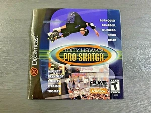 Tony Hawks Pro Skater 2 Sega Dreamcast manual de instrucciones solamente - Imagen 1 de 6