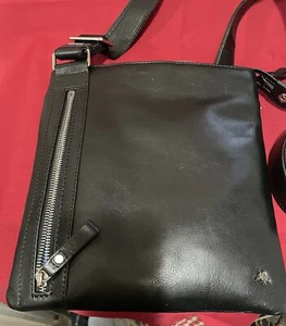 Visconti Leather Bag. Black. Unused. - Picture 1 of 12
