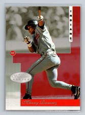 1996 Leaf Signature Series #11 Manny Ramirez  Cleveland Indians