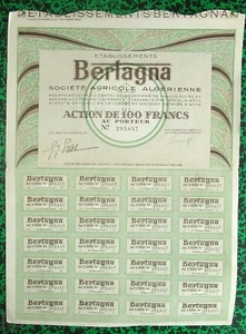 Algérie Epoque Coloniale - Bône - Déco Secteur du Vin & de l'Agriculture de 1928 - Picture 1 of 1