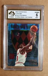 Scottie Pippen Scoring Kings 1996/97 - NBA Card CGA 6 EX+ not PSA - Picture 1 of 2