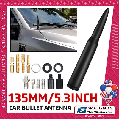 ANTENA BALA CALIBRE 50 NEGRA PARA CHEVROLET EXPRESS 2500 1998-2022 TOTALMENTE NUEVA Foto 1 de 4