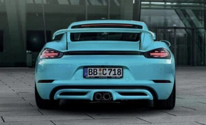 TUBOS DE ESCAPE SILENCIADOR DE CARRERAS PARA Porsche 981 Boxster S / Cayman S - TECHART - - Imagen 1 de 8
