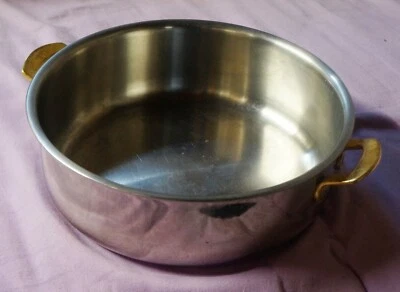 Kochtopf SPRING Goldstar GL, 26 oben/20 cm unten Edelstahl Gold Griffe vergoldet - Bild 1 von 4