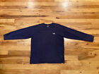 The North Face Long Sleeve Tee Shirt Mens Size XL Blue Logo Graphic Crew Neck