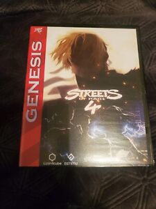 Streets of Rage 4 PS4 Limited Run Classic Sega Genesis Clam Shell Case