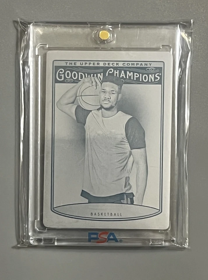 DEANDRE AYTON 💎 1 DE 1 ✨NOVATO✨ ¡PLACA DE IMPRESIÓN!!! Cubierta superior 2019 ✨La Lakers✨ Foto 1 de 2