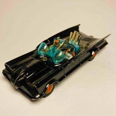 Corgi Toys #267 Batmobile Cast Wheels Includes Robin - Original Vintage (ref7) - Image 1 of 4