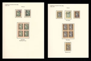 Turkey Stamps 1929 5k & 10k Turkish Aviation Fund (THK) incl. Blocks & Errors - Picture 1 of 3