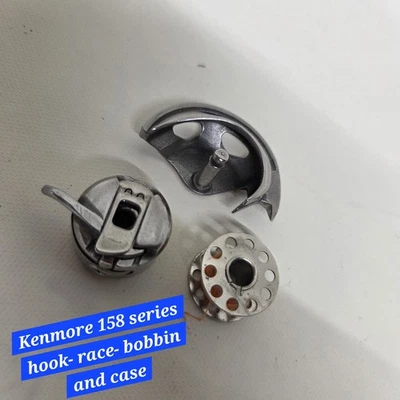 Conjunto de bobina e estojo Kenmore 158 Series gancho corrida - Imagem 1 de 2