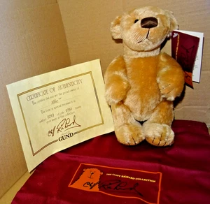 Cliff Richard Collection Bear - "ALFIE" by Gund - Limited Edition - Mohair - Picture 1 of 11