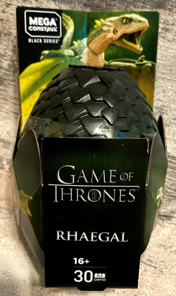 MEGA Construx Game of Thrones Rhaegal Black Series Building Set Gmp00 7f0yzi1