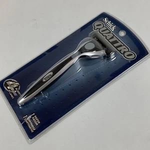 Schick Quattro 4 Blades Razor ** Vintage Rare 2004 Original SEALED! - Picture 1 of 9