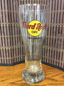 Vaso de cerveza Hard Rock Café Gatlinburg pinta Pilsner recuerdos 114 - Imagen 1 de 4