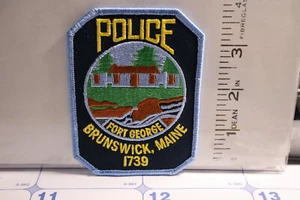 police patch BRUNSWICK POLICE MAINE - Picture 1 of 1