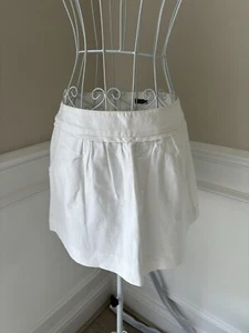 Beautiful J.Crew White Linen&Cotton Blend Knee Length Skirt,Size 4 - Picture 1 of 9