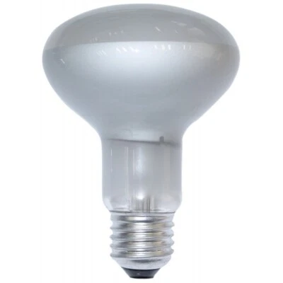 n.  10 Lampada incandescenza 60W E27 faretto opale bulbo riflettore lampadina - Immagine 1 di 4