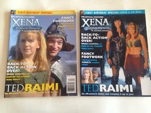 Two Xena Warrior Princess Magazines Nov 2000, rare two cover dual publication - Picture 1 of 10