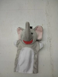 Elephant Hand Puppet Pretend Play Childrens Theater Plush Toy - Picture 1 of 2