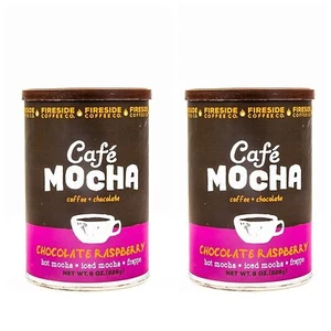 Fireside Coffee Company - Cafe Mocha Chocolate Raspberry - Two Pack - Hot... - Picture 1 of 3
