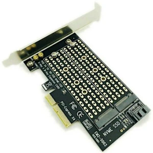 M.2 NVME Adapter SSD To PCIe Card M.2 Key M Driver Hard Drive Adapter Support PC - Photo 1/9
