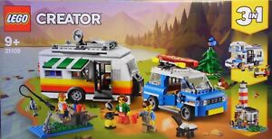 LEGO Creator 31108 Campingurlaub Wohnwagen Auto 3 in 1 Wohnmobil Leuchtturm NEU