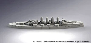 1:1800 HMS Warrior - Picture 1 of 2