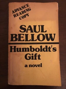 Humboldt's Gift (1976) Saul Bellow ADVANCED READING COPY Nobel Prize - Imagen 1 de 4
