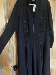 Womens Gothic Dress Cosplay Costume Size 22-24 3xl - Picture 1 of 6