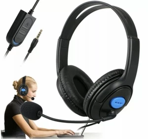 Gaming Headset Stereo Surround Headphone 3.5mm Wired Mic For PS4 Laptop Xbox One - Picture 1 of 6