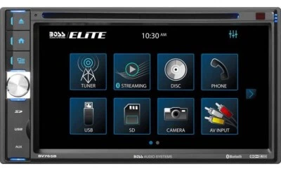 Boss BV765BLC/B Double Din 6.5" T/S DVD/CD, BT w/ Back Up Camera Factory Refurb - Image 1 of 4