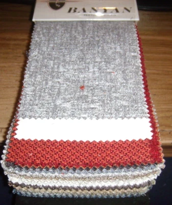 62  SOLIDS FABRIC SAMPLE BOOK " 62 =9X5,  POLYESTER/ COTTON - Image 1 of 2