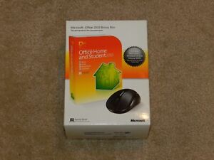Microsoft Office Home and Student 2010 Software X3 FAMILY PACK W/ WIRELESS MOUSE