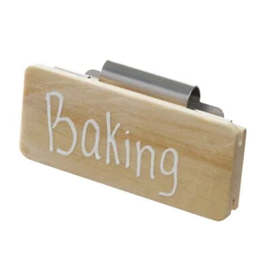 iDesign Wood Clip-On Labels for Storage Bins, Set of 3, Natural DAMAGED PACKGING - Picture 1 of 8
