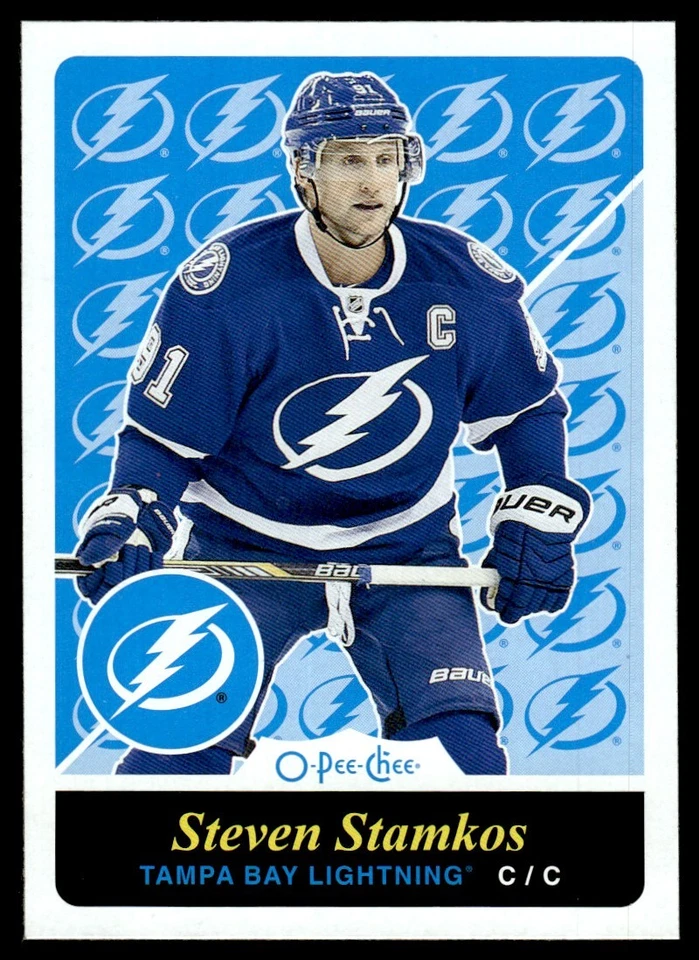 2015-16 O-Pee-Chee Retro Steven Stamkos Tampa Bay Lightning #100 - Image 1 of 2