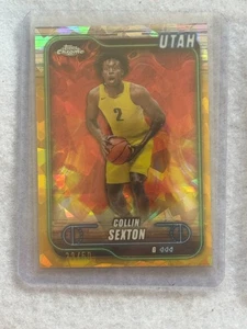 Baloncesto Topps 2024-25 cromo zafiro #35 Collin Sexton dorado/50 - Imagen 1 de 2