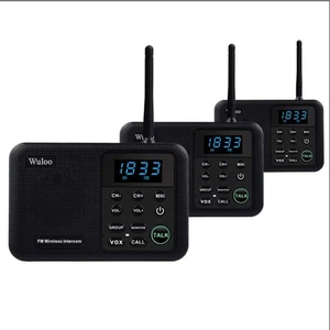 Wuloo Sistema Interfonico Domestico Wireless Confezione da 3, Lungo Raggio e Multicanale. W888-P3 - Foto 1 di 11