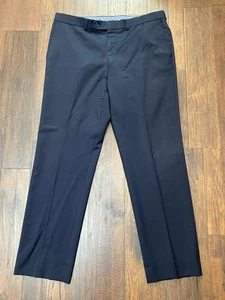 Jack Victor Exclusive Collection Super 110s Haze Dress Pants Mens 38R Wool 38x32 - Picture 1 of 10