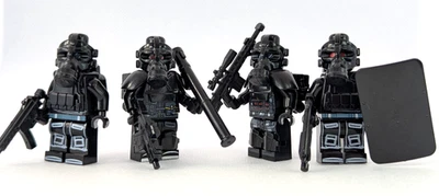Custom Printed LEGO Minifigure (4x) Toxic Ops "Hazard Team 7" SWAT Police Elites - image 1 of 4