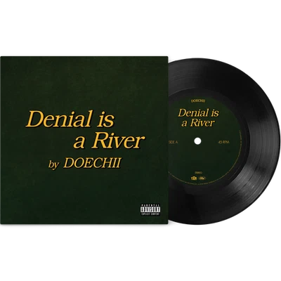 Doechii: Denial Is A River 7" - Limited Edition Black Vinyl 7-inch Single (M/NM) Foto 1 de 3