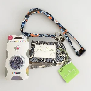 Vera Bradley 3 Stück Lot Schlüsselband nur Schlüsselring Kofferanhänger PopSocket Paket - Bild 1 von 5