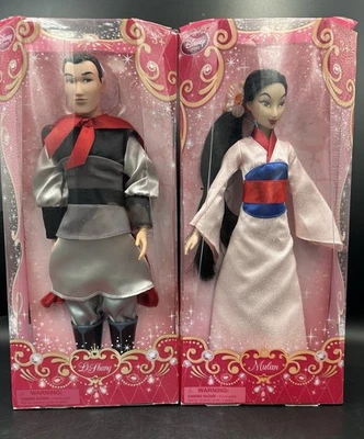 Muñecas Mulan & Li Shang Disney Store Foto 1 de 4